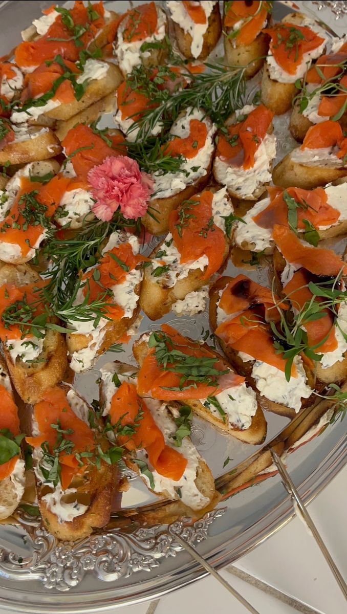 Smoked Salmon Crostini